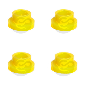 Set of 4 Polyurethane bushing, shock absorber RANCHO (cylinder-collar), I.D. = 19 mm, OEM , 0-03-015