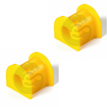 Set of 2 Polyurethane bushing sway bar, rear suspension I.D. = 17,3 mm, OEM 48815-30210, 1-01-074
