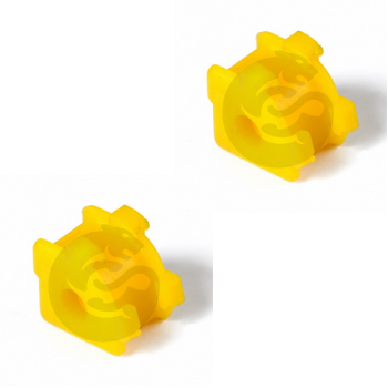 Set of 2 Polyurethane bushing sway bar, rear suspension I.D. = 16 mm, OEM 48818-05040, 1-01-1653