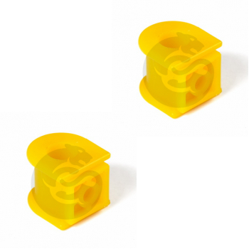 Set of 2 Polyurethane bushing sway bar, front suspension I.D. = 20,5 mm, OEM 48815-02090, 1-01-2150