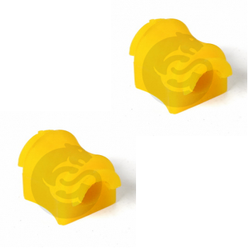 Set of 2 Polyurethane bushing sway bar, front suspension, end bushing I.D. = 15,5 mm, OEM 48815-25060, 1-01-2479