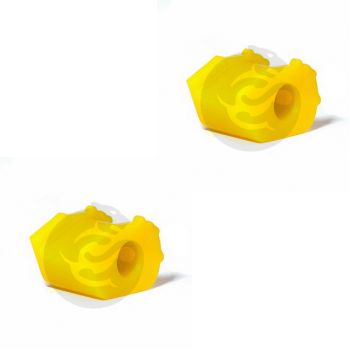 Set of 2 Polyurethane bushing sway bar, front suspension, OEM 48815-52120, 1-01-3228