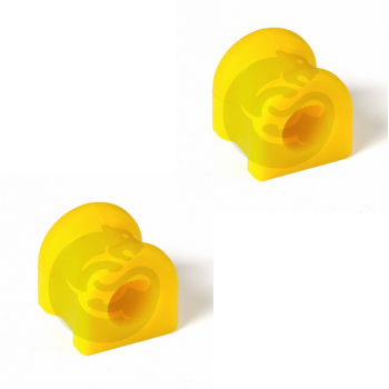Set of 2 Polyurethane bushing sway bar, rear suspension I.D. = 19 mm, OEM 48818-63010, 1-01-914