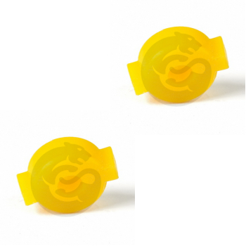 Set of 2 Polyurethane bushing shock absorber, rear suspension, upper mount, upper I.D. = 12,4 mm, OEM 48531-80139, 1-03-1485