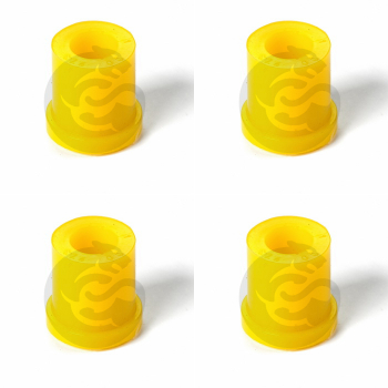 Set of 4 Polyurethane bushing leafspring, rear suspension, OEM 48210-31110, 1-10-273