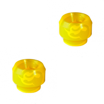 Set of 2 Polyurethane bushing front suspension, axle rod, end bushing, OEM ANR2563, 10-11-2342