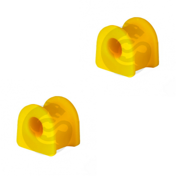 Set of 2 Polyurethane bushing sway bar, front suspension I.D. = 23,7 mm, OEM 2E0 511 413 D, 11-01-2553
