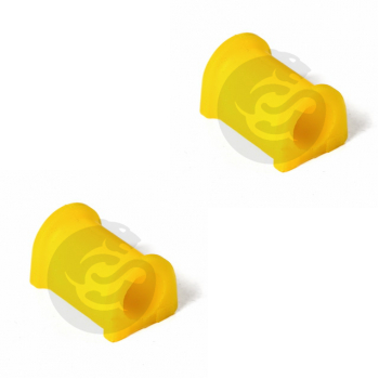 Set of 2 Polyurethane bushing sway bar, rear suspension I.D. = 13,2 mm, OEM 55577 34000, 12-01-1864