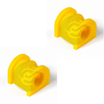 Set of 2 Polyurethane bushing sway bar, front suspension I.D. = 32 mm, OEM 4471209000, 12-01-2180
