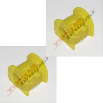 Set of 2 Polyurethane bushing sway bar, front suspension I.D. = 28,5 mm, OEM 54830 3E010, 12-01-2345