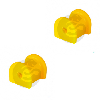 Set of 2 Polyurethane bushing sway bar, rear suspension I.D. = 12,5 mm, OEM 55513 2F100, 12-01-2663