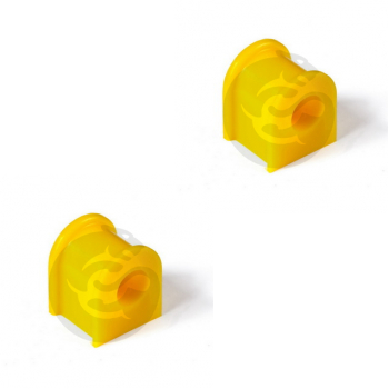 Set of 2 Polyurethane bushing sway bar, rear suspension I.D. = 14 mm, OEM 0K2KB 28156, 12-01-2702