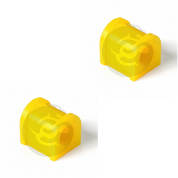 Set of 2 Polyurethane bushing sway bar, rear suspension I.D. = 15,5 mm, OEM 0K55A 28156, 12-01-2764