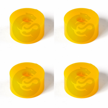 Set of 4 Polyurethane bushing front suspension, sway bar link, OEM 54716 4B500, 12-02-2235