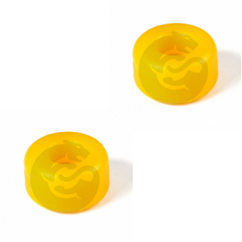 Set of 2 Polyurethane bushing shock absorber, rear suspension, upper mount to, upper I.D. = 14 mm, OEM 4531121000, 12-03-2793