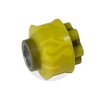 Polyurethane bushing rear suspension, shock absorber, low mount to, OEM 55310 4A700, 12-06-3666