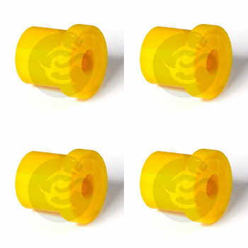 Set of 4 Polyurethane bushing leafspring, rear suspension, front mount, OEM 0K72K 28333, 12-10-2749