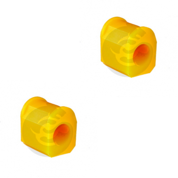 Set of 2 Polyurethane bushing sway bar, front suspension I.D. = 22 mm, OEM 77 00 835 929, 13-01-1547