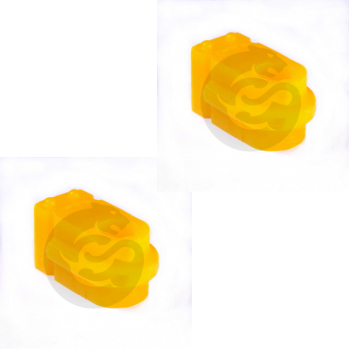 Set of 2 Polyurethane bushing sway bar front suspension, I. D. = 19,5 mm, OEM 77 01 056 678, 13-01-2945