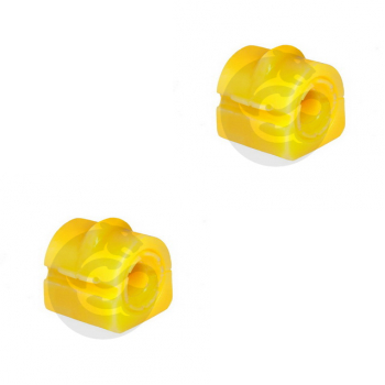 Set of 2 Polyurethane bushing sway bar, rear suspension I.D. = 18,5 mm, OEM 1300685, 15-01-1327
