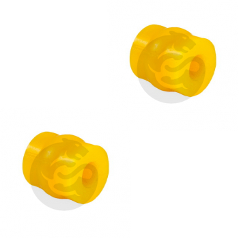 Set of 2 Polyurethane bushing sway bar, front suspension I.D. = 19 mm, OEM 31012-2906040, 17-01-2676