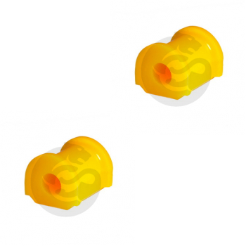 Set of 2 Polyurethane bushing sway bar, rear suspension I.D. = 17,5 mm, OEM 3105-2916040, 17-01-2677