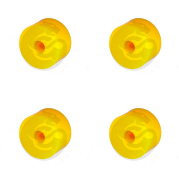Set of 4 Polyurethane bushing front suspension, sway bar link, OEM 14-2906078, 17-02-2023