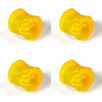 Set of 4 Polyurethane bushing shock absorber, front and rear suspension I.D. = 13 mm, OEM 2360-2916000, 17-03-1973