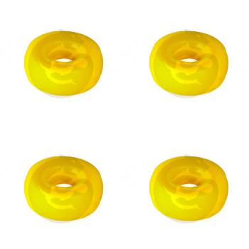 Set of 4 Polyurethane bushing shock absorber up rear suspension I.D. = 13,5 mm, OEM 2110-2915450, 17-03-2021