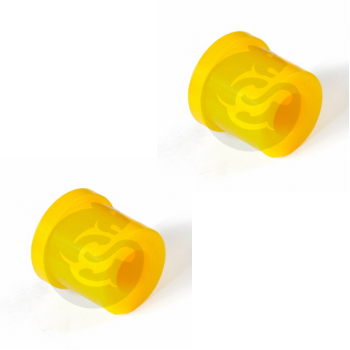 Set of 2 Polyurethane bushing rear suspension, leafspring, OEM 3160-2912028, 17-10-2020