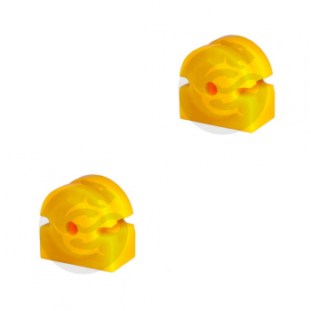 Set of 2 Polyurethane bushing sway bar, rear suspension I.D. = 13,5 mm, OEM 33 55 6 757 333, 18-01-1610