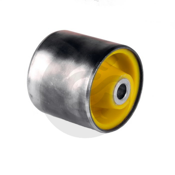 Polyurethane bushing front suspension, BMW 3 series E90, E91, E92, 5 series E60, E61, 7 series E65, E66, eccentric bushing for lower trailing torque rod / torsion bar; OEM 31 12 0 302 754; 18-06-1955