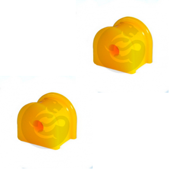 Set of 2 Polyurethane bushing sway bar, rear suspension I.D. = 11 mm, OEM 4D0 511 327 G, 19-01-1697