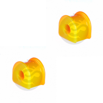 Set of 2 Polyurethane bushing sway bar, rear suspension I.D. = 15,5 mm, OEM 4D0 511 327 C, 19-01-1698