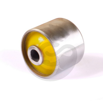 Polyurethane bushing front suspension, low control arm, mount to shock absorber, OEM 4D0 407 181 B, 19-06-2222