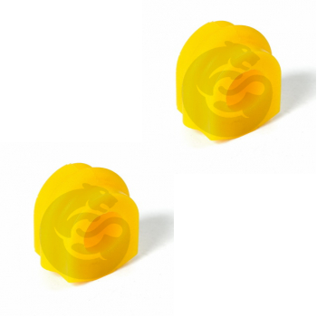 Set of 2 Polyurethane bushing sway bar, front suspension I.D. = 21 mm, OEM 54613-WF421, 2-01-657