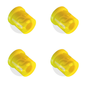 Set of 4 Polyurethane bushing leafspring, I.D. = 21 mm, O. D. = 42 mm, L = 52 mm, OEM , 2-10-449