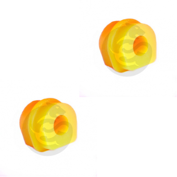 Set of 2 Polyurethane bushing sway bar, front suspension I.D. = 16 mm, OEM 7M0 411 031, 22-01-1750