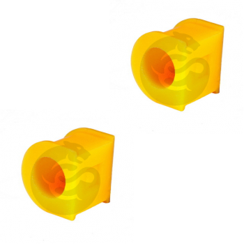 Set of 2 Polyurethane bushing sway bar, rear suspension I.D. = 22,5 mm, OEM 7M0 511 413 B, 22-01-1840
