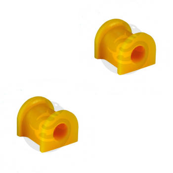 Set of 2 Polyurethane bushing sway bar, rear suspension, central bushing I.D. = 20,5 mm, OEM 7H0 511 413 A, 22-01-2184