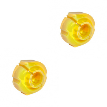 Set of 2 Polyurethane bushing sway bar, front suspension AUDI A6; OEM 4A0411327J; 22-01-2188
