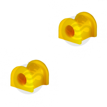 Set of 2 Polyurethane bushing sway bar, rear suspension, central bushing, I.D.= 22,5 mm, OEM 7H5 511 413 B, 22-01-2192