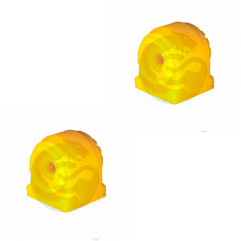 Set of 2 Polyurethane bushing sway bar rear suspension, OEM 2E0 511 413 M, 22-01-3086