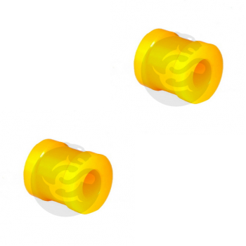 Set of 2 Polyurethane bushing rear suspension, sway bar link, low I.D. = 13 mm, OEM 4 44 336, 23-02-2044