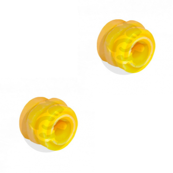 Set of 2 Polyurethane bushing sway bar, front suspension, OEM 5094.66, 27-01-2464