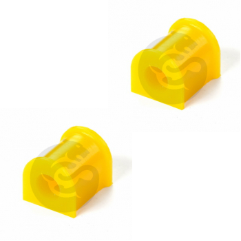 Set of 2 Polyurethane bushing sway bar, front suspension I.D. = 19 mm, OEM MB948460, 3-01-022