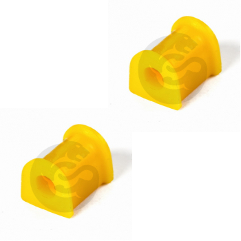 Set of 2 Polyurethane bushing sway bar, rear suspension I.D. = 16 mm, OEM MN113080, 3-01-504