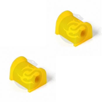 Set of 2 Polyurethane bushing sway bar, rear suspension I.D. = 12 mm, OEM MB864946, 3-01-875