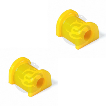 Set of 2 Polyurethane bushing sway bar, front suspension I.D. = 17 mm, OEM MR244115, 3-01-881