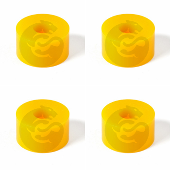 Set of 4 Polyurethane bushing shock absorber, rear suspension, upper O.D. = 55 mm, I.D. = 20 mm, H = 30 mm, OEM 0326355000, 3-03-1314